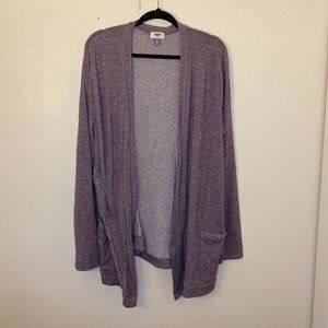 Thin purple cardigan